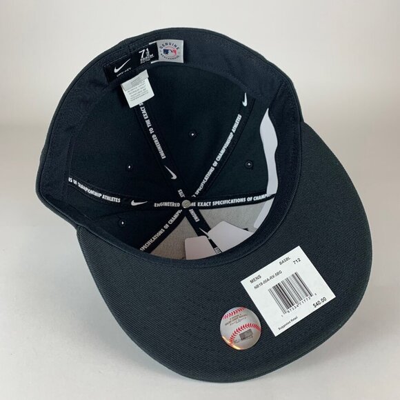 Chicago White Sox MLB Black Nike Pro Cap Fitted Hat Mens 7 1/2 New - Picture 4 of 5